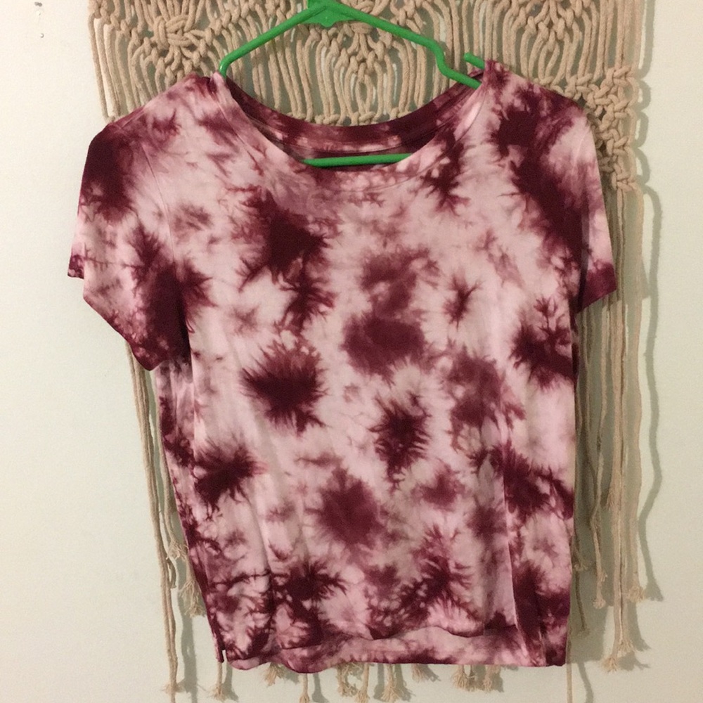 tye dye crop top NEVER WORN